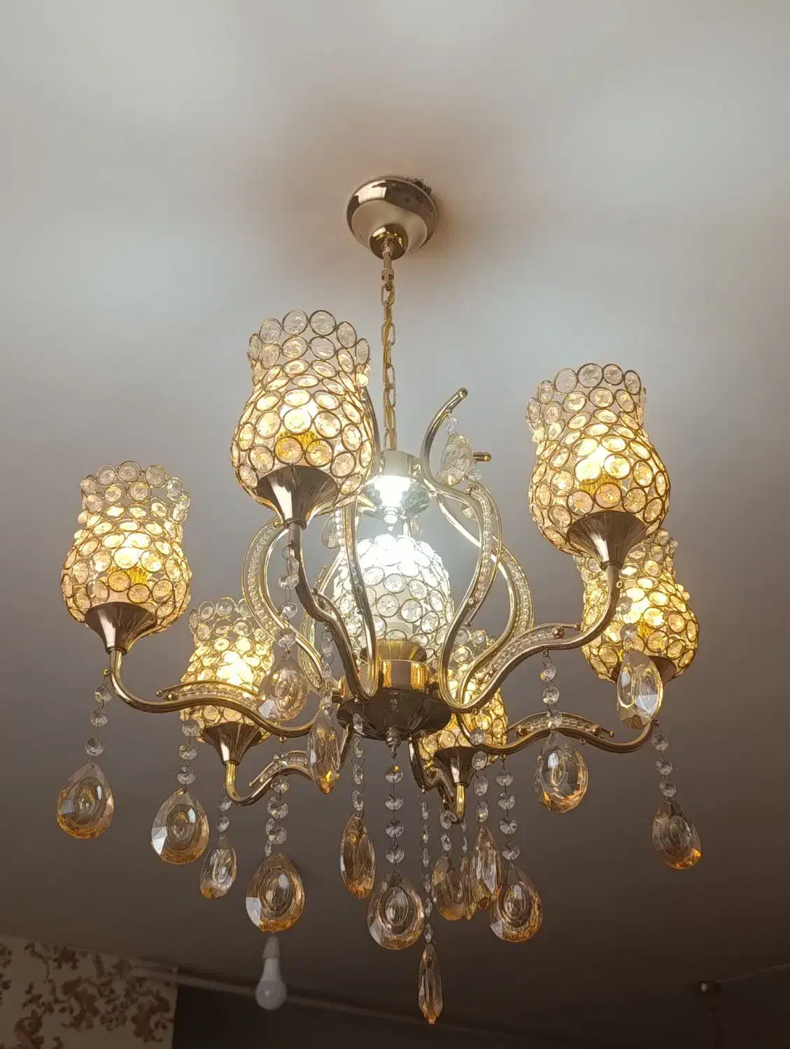 لوستر|لوستر و چراغ آویز|الیگودرز, |دیوار