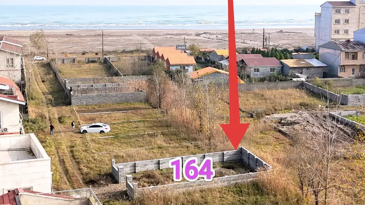 فروش زمین ساحلی چسب شهرک برند 166متر|فروش زمین و ملک کلنگی|چاف و چمخاله, |دیوار