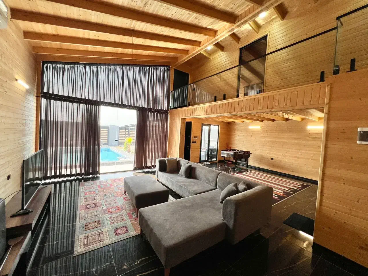 اجاره کلبه چوبی استخردار روباز کد ۵|اجارهٔ کوتاه‌مدت ویلا و باغ|نور, |دیوار