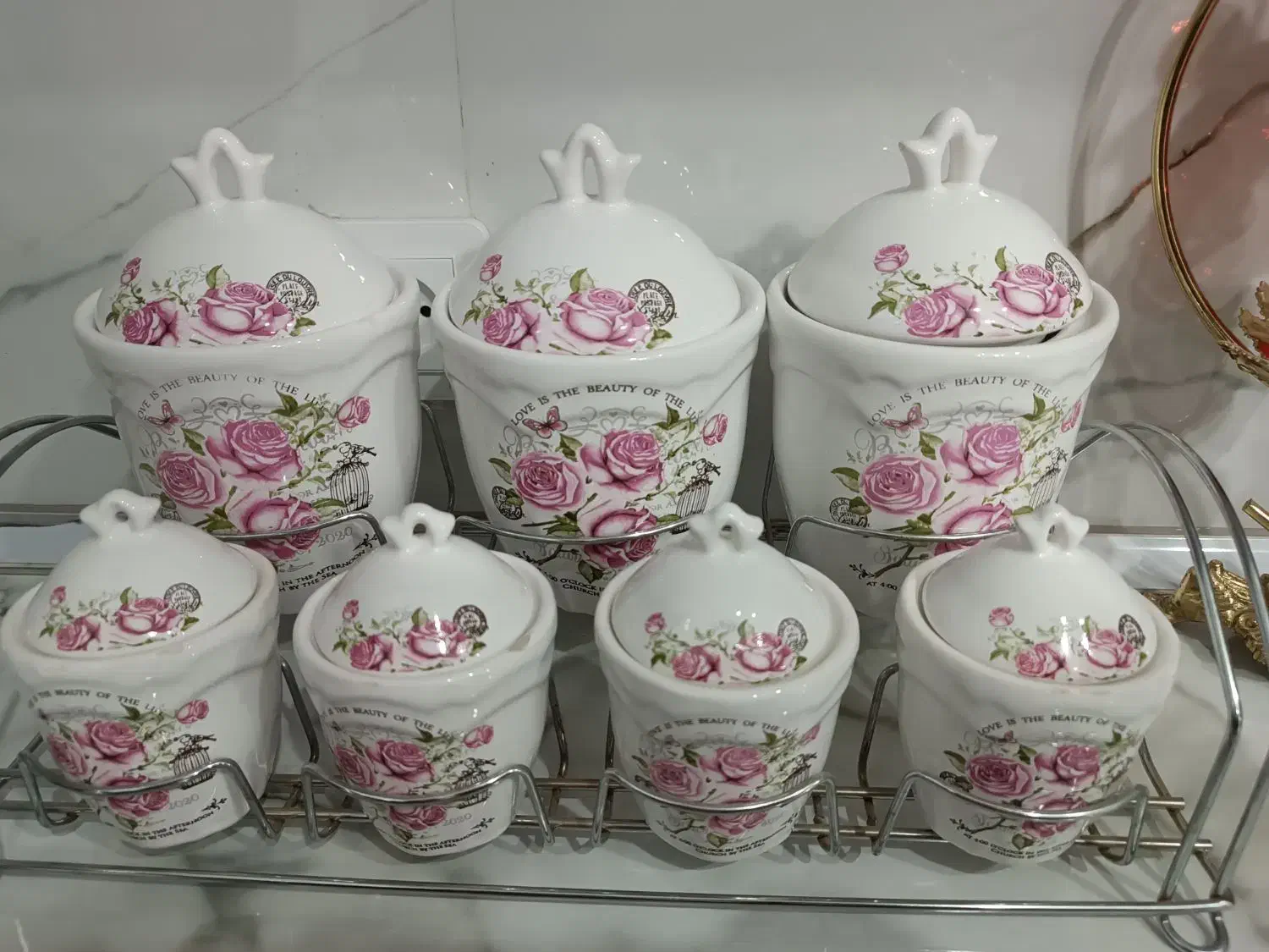 سرویس پاسماری و دکوری|ظروف سرو و پذیرایی|پاکدشت, پاکدشت (مامازند)|دیوار