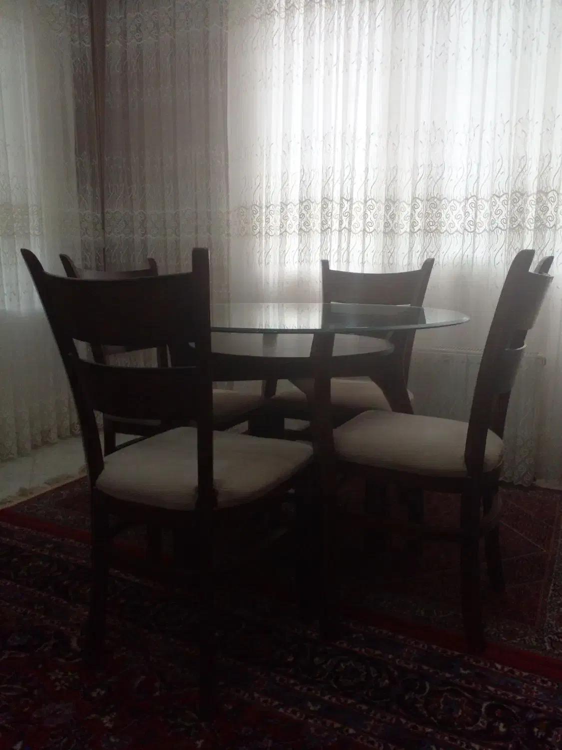 میز غذاخوری چهارنفره|میز و صندلی غذاخوری|زنجان, |دیوار