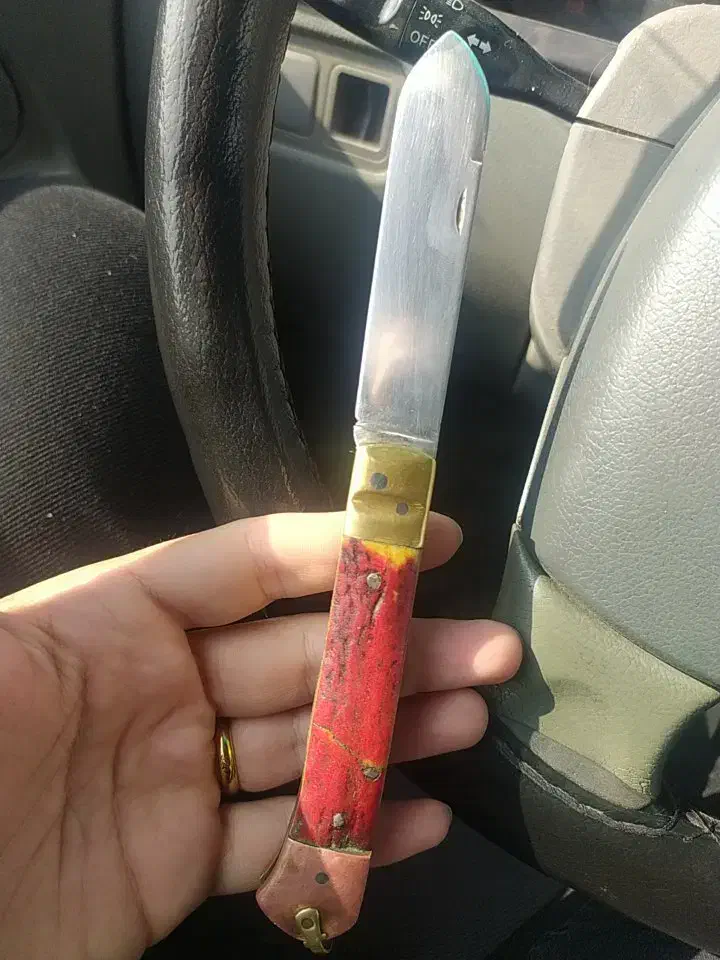 چاقو جاسم پدر|کلکسیون اشیاء عتیقه|کرمانشاه, |دیوار