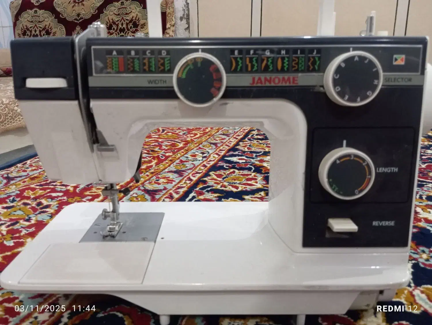 چرخ خیاطی janome|چرخ خیاطی و ریسندگی|حمیدیه, |دیوار