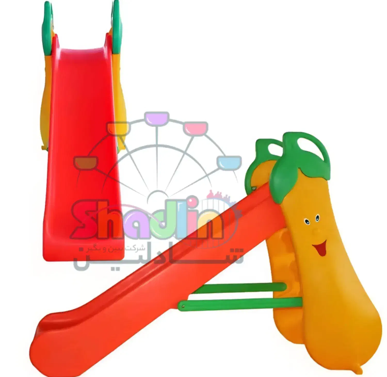 سرسره موز ۴ پله خانه کودک،مهدکودک / شادلین|اسباببازی|بابل, |دیوار