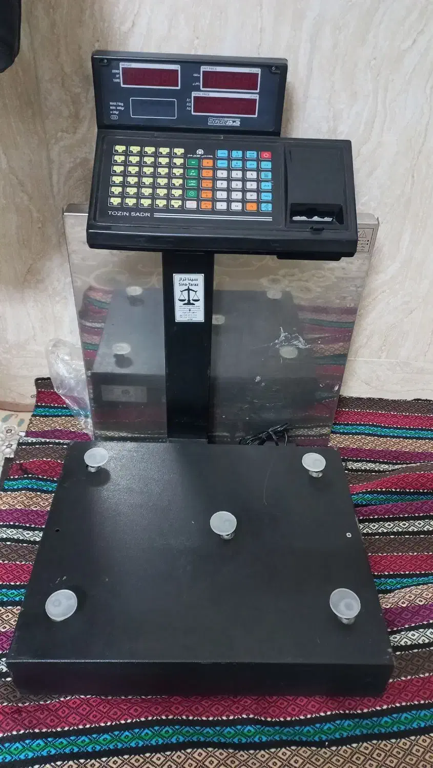 ترازو ۷۵ کیلویی ۶ رقم واحد ۷ رقم کل|فروشگاه و مغازه|خمینیشهر, |دیوار