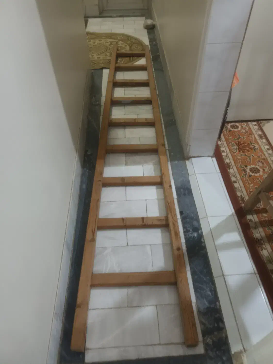 نردبان چوبی نراد 3 متری|ابزارآلات|بهشهر, |دیوار