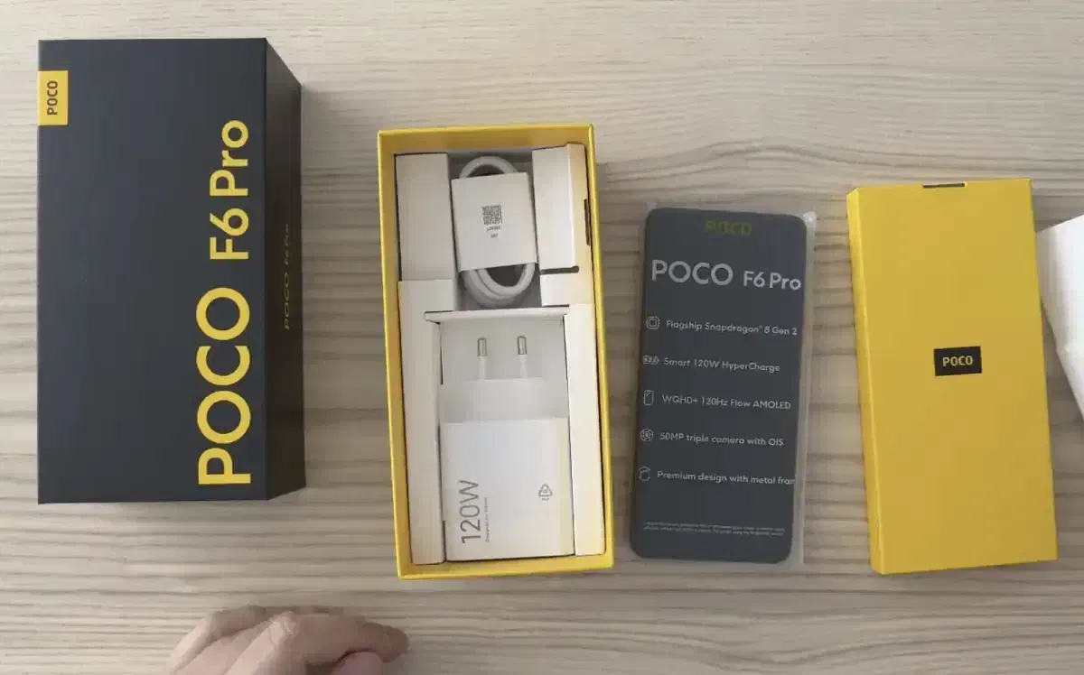 گوشی موبایل پوکو اف۶ پرو آکبند و نو Poco F6 pro|موبایل|لاهیجان, کوی آزادگان|دیوار