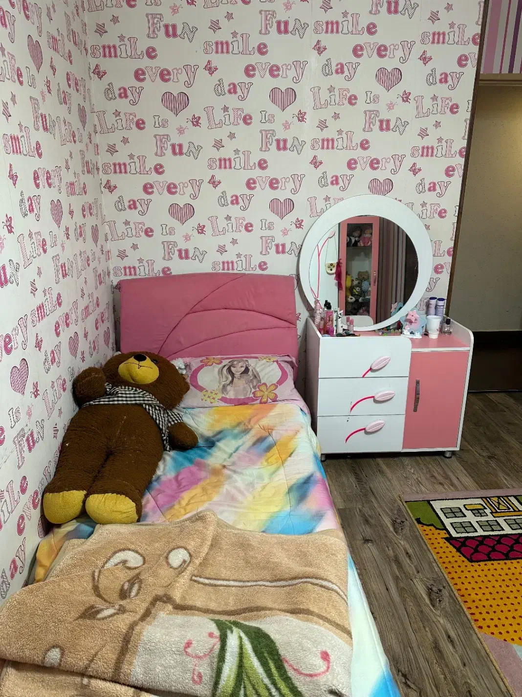 سرویس خواب کودک|تخت و سرویس خواب|فولادشهر, C4|دیوار