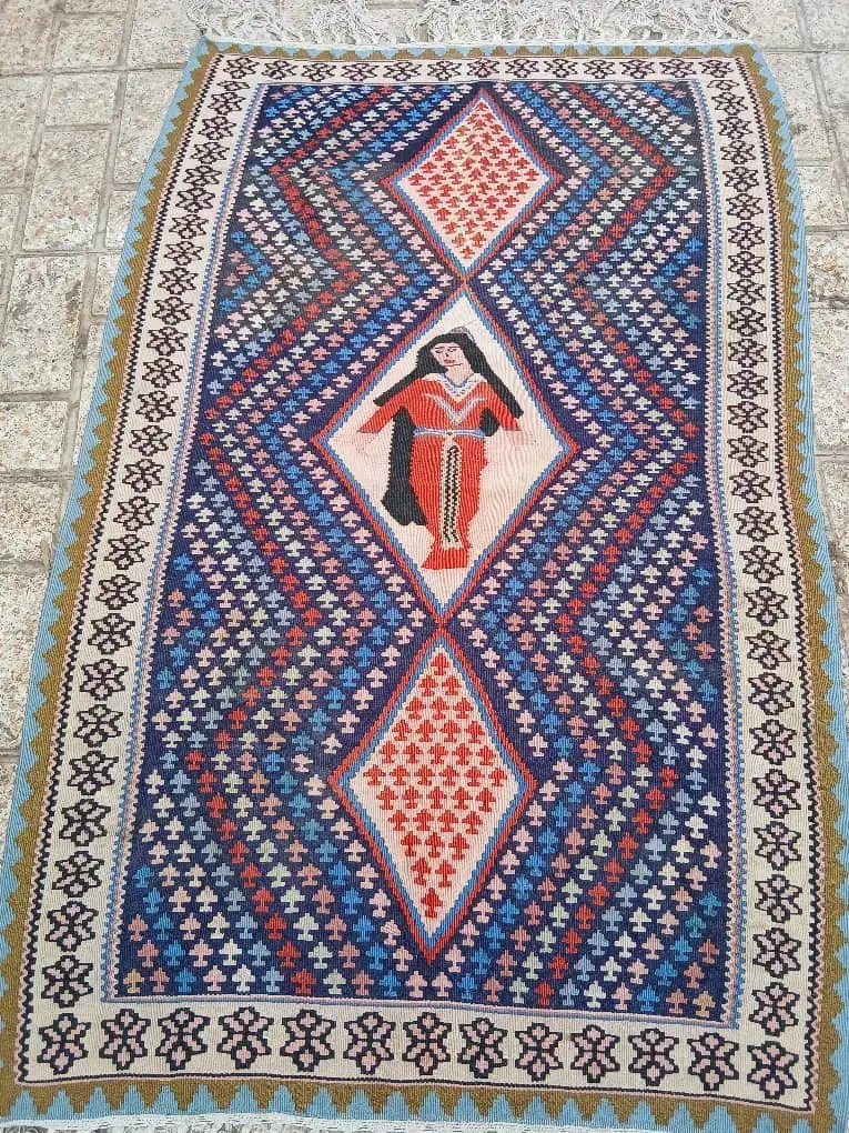 گلیم فرش دستباف عتیقه|گلیم، جاجیم، گبه|تهران, شهران شمالی|دیوار