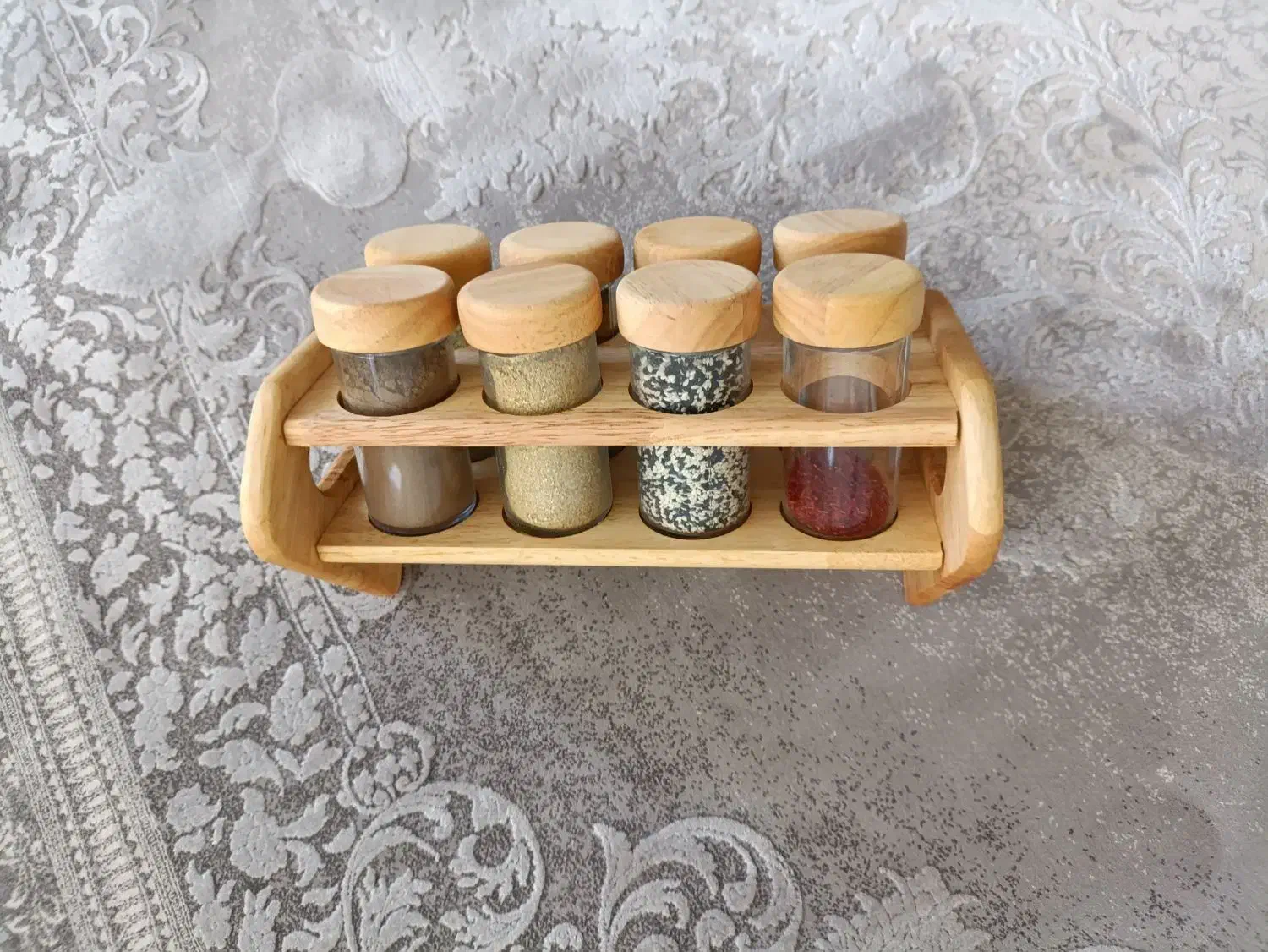 جا ادویه چوبی برند یونیک ۸عددی|ظروف نگهدارنده، پلاستیکی، یکبارمصرف|تهران, جوادیه تهرانپارس|دیوار