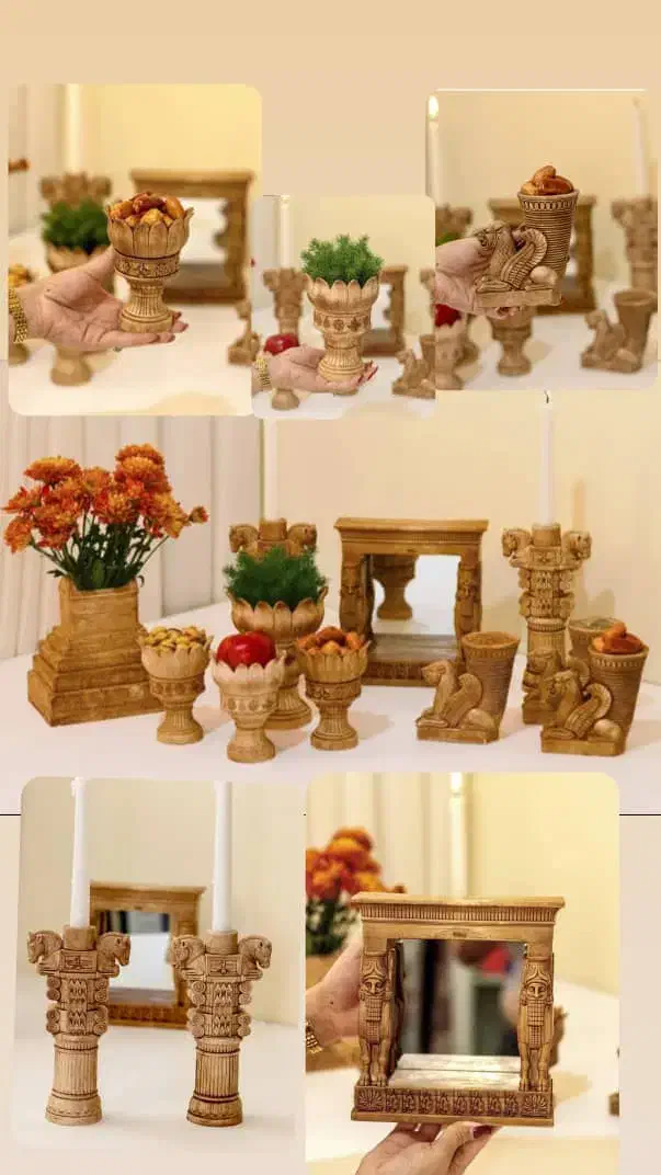 هفت سین سنگ مصنوعی|صنایع دستی و سایر لوازم تزئینی|مرودشت, رامجرد یک|دیوار