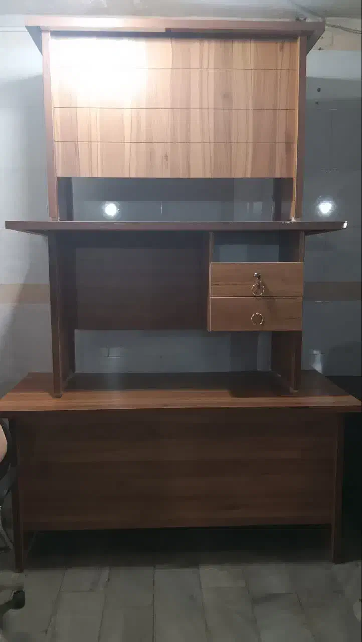 میز کارمندی فلزی و چوبی|دفتر کار|حمیدیا, |دیوار