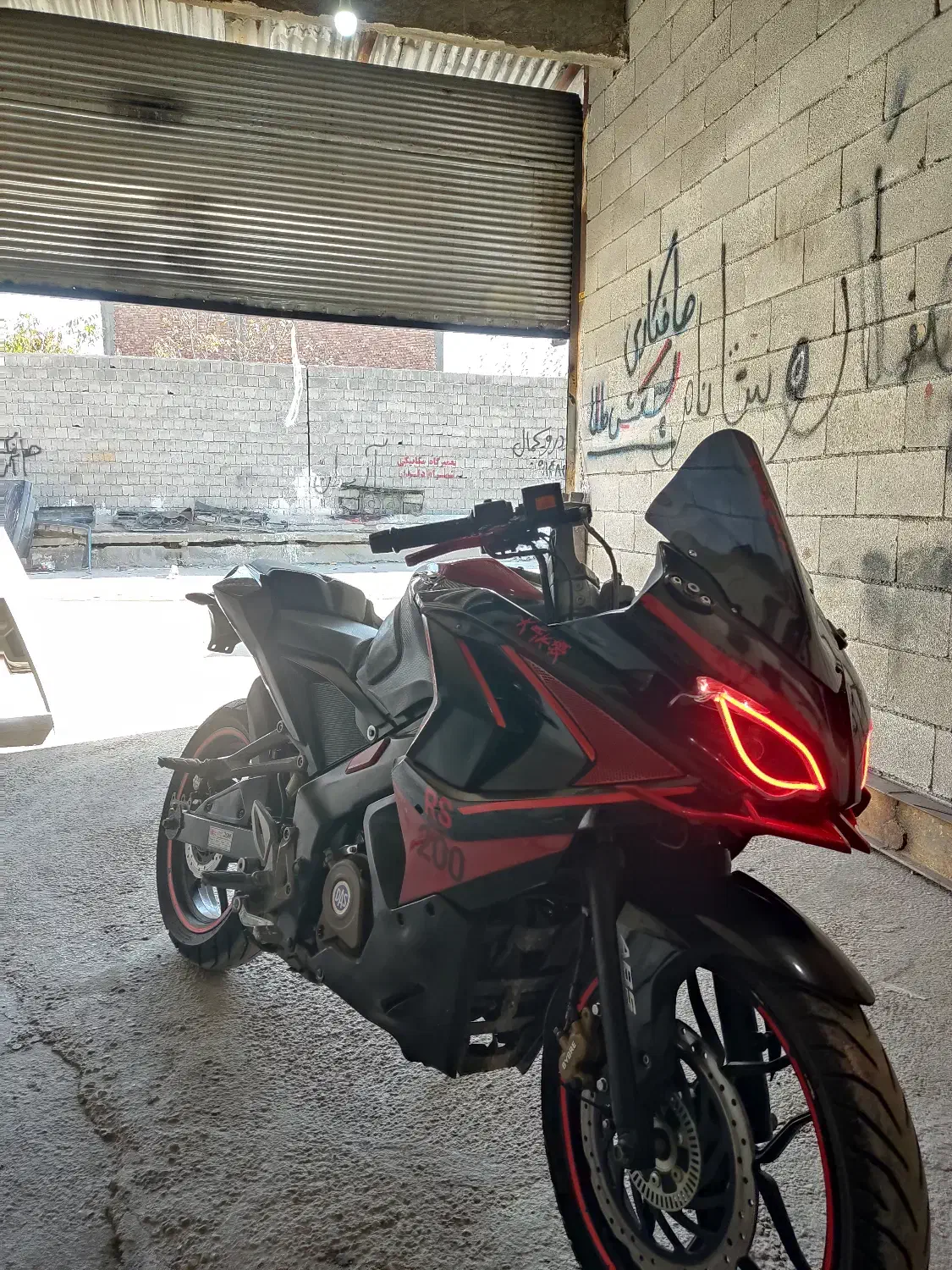 موتور پالس ار اس مزایده|موتورسیکلت|پیرانشهر, |دیوار