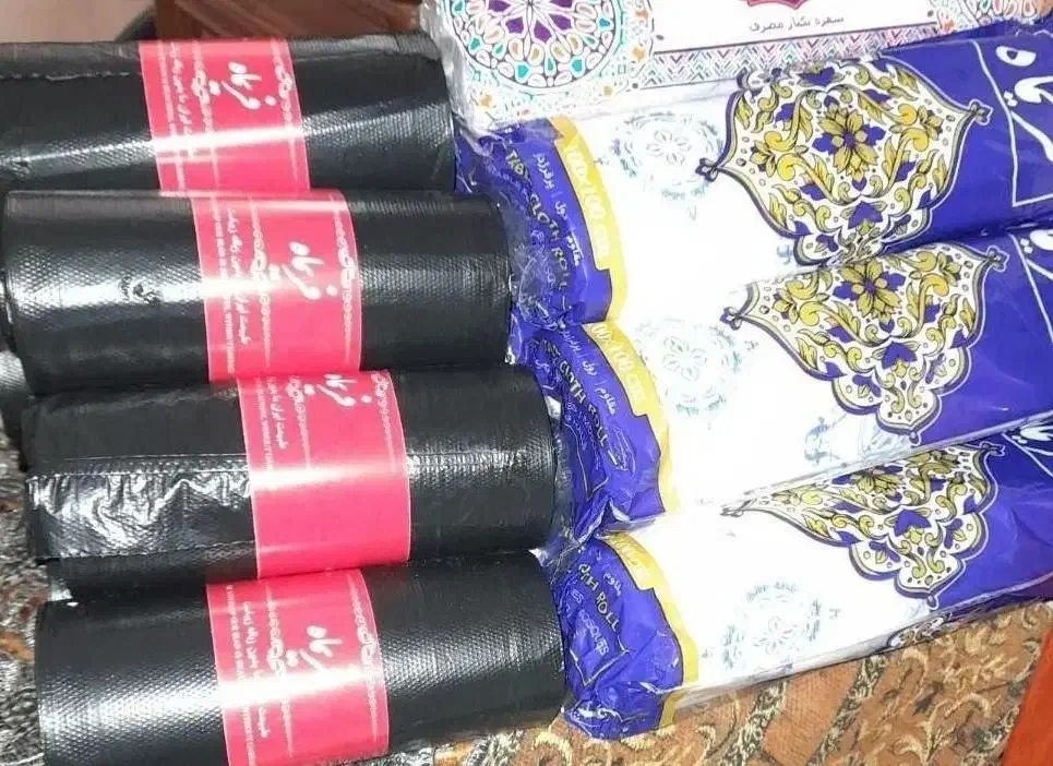 فروش ویژه سفره یکبار مصرف و کیسه زباله مقاوم|سفره، حوله، دستمال آشپزخانه|شهریار, شهریار|دیوار