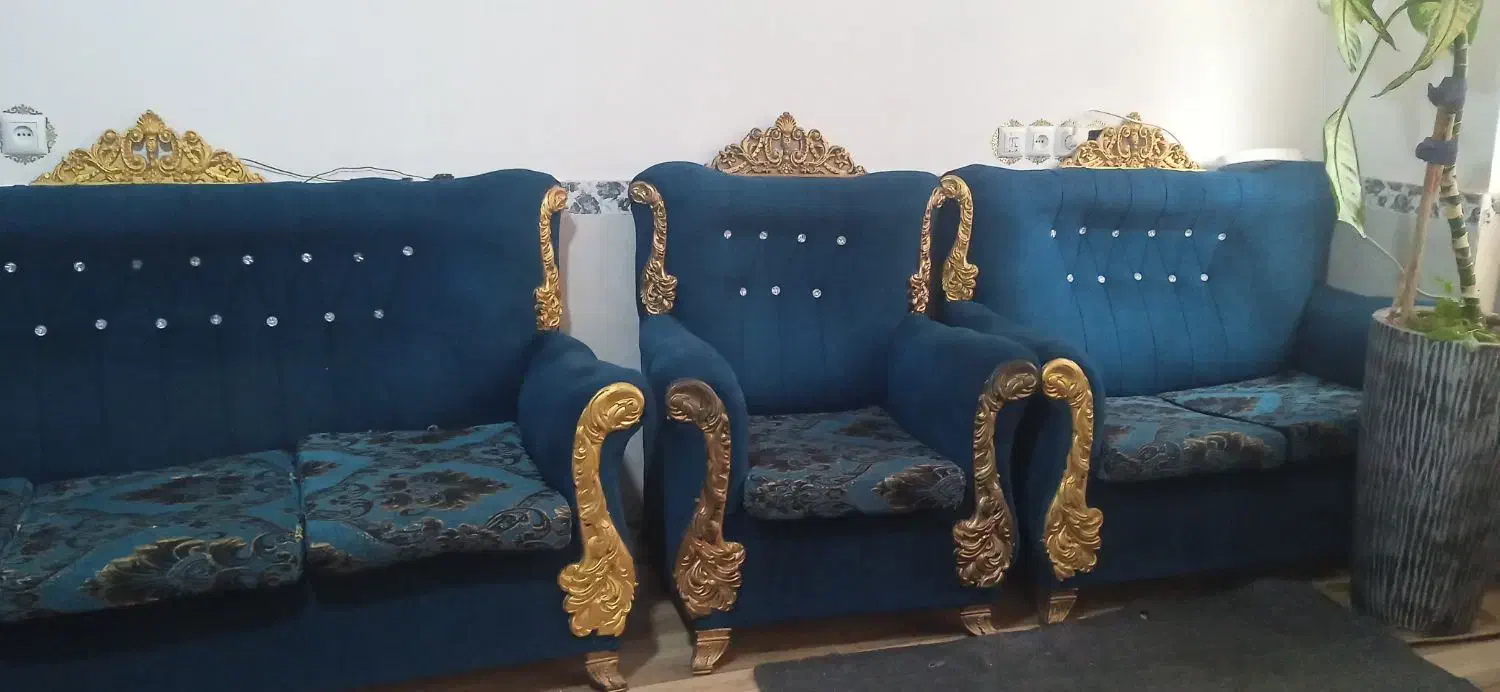 مبل هفت نفره|مبلمان خانگی و میز عسلی|جوانرود, |دیوار