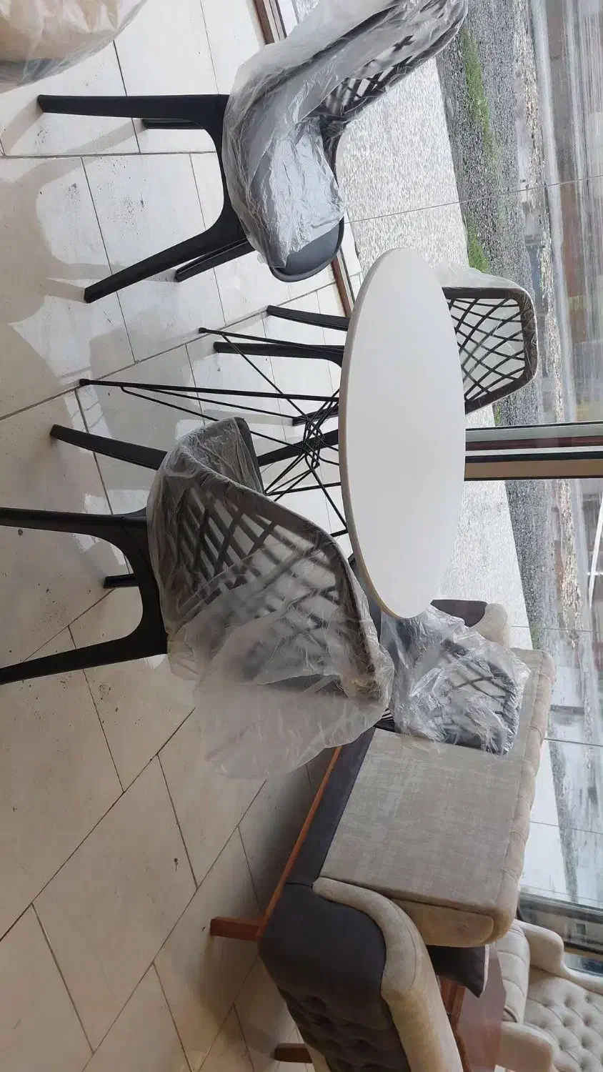 میز و صندلی فانتزی|میز و صندلی غذاخوری|رشت, لاکان شهر|دیوار