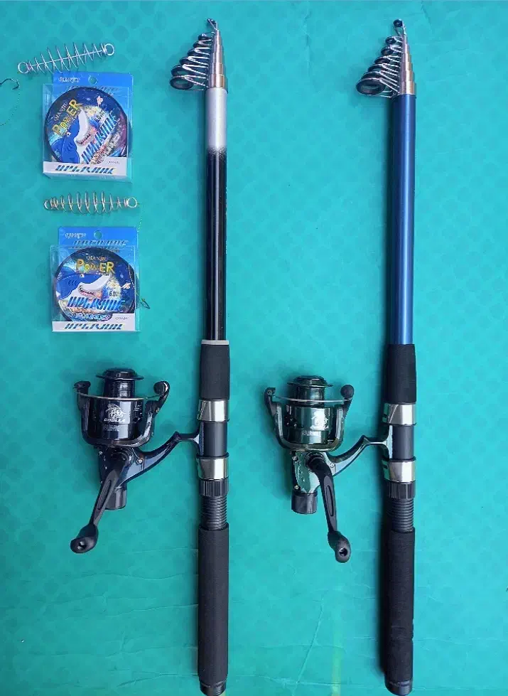 چوب ماهیگیری 3/60 با چرخ ماهی گیری نخ و قلاب آماده|ماهیگیری|تهران, بهار|دیوار