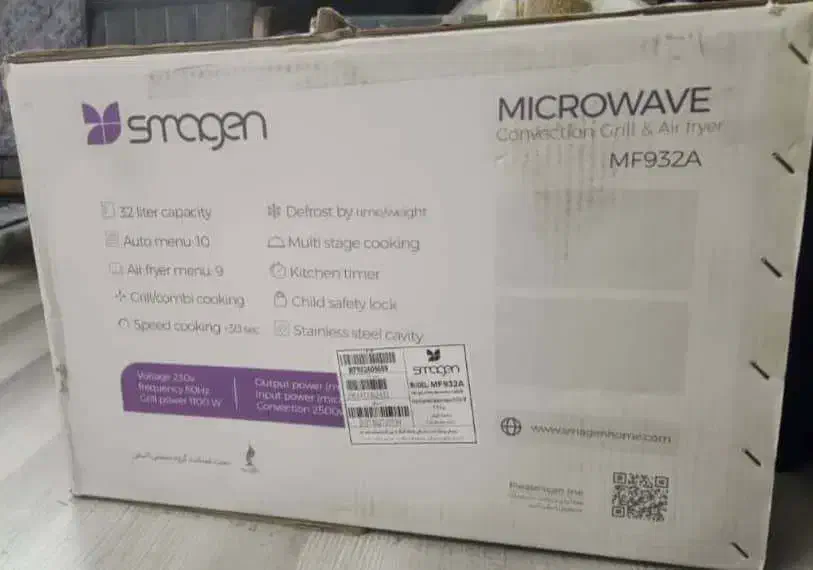 مایکروفر اسماگن مدل SamsungMF932A نو پلمپ|اجاق گاز و لوازم برقی پخت‌وپز|کرج, عظیمیه|دیوار