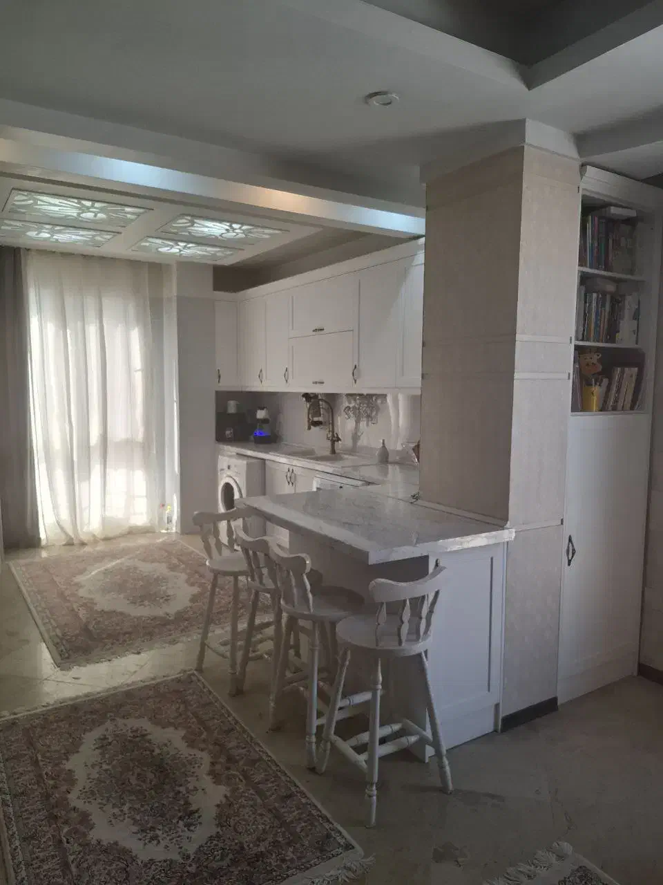 رهن اپارتمان95مترسالن پرده خورفول ششم نیروهوایی