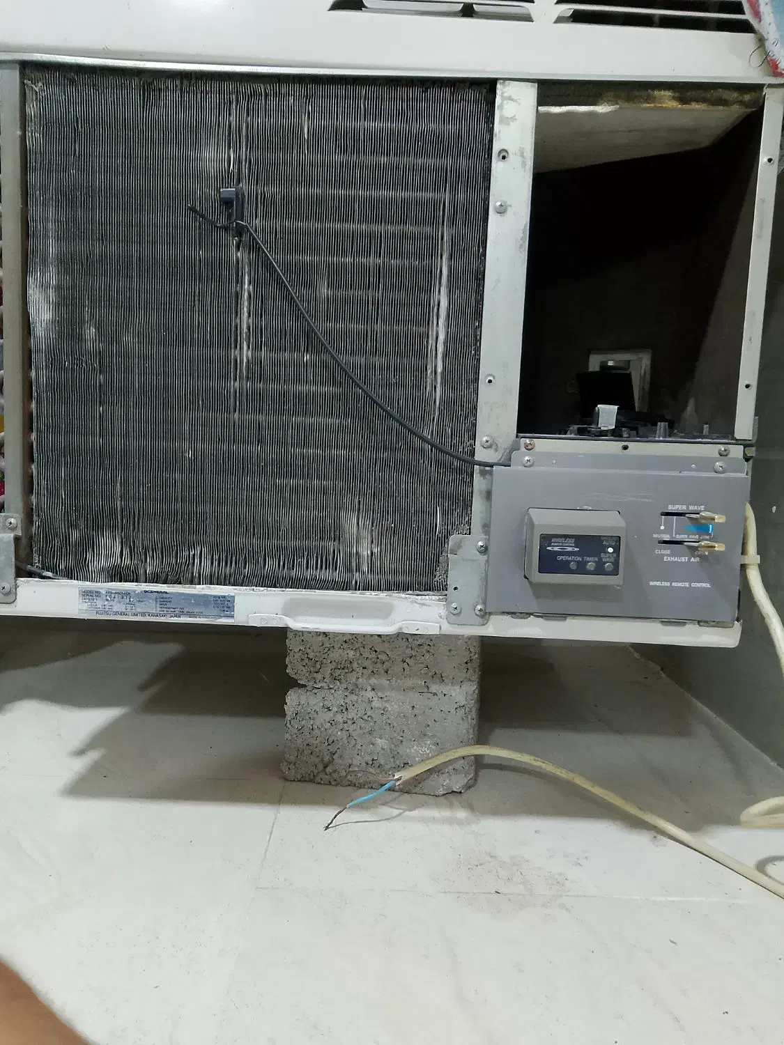 کولرگازی پشت پنجری جنرال|کولر گازی و فن‌کوئل|رستم‌آباد, |دیوار