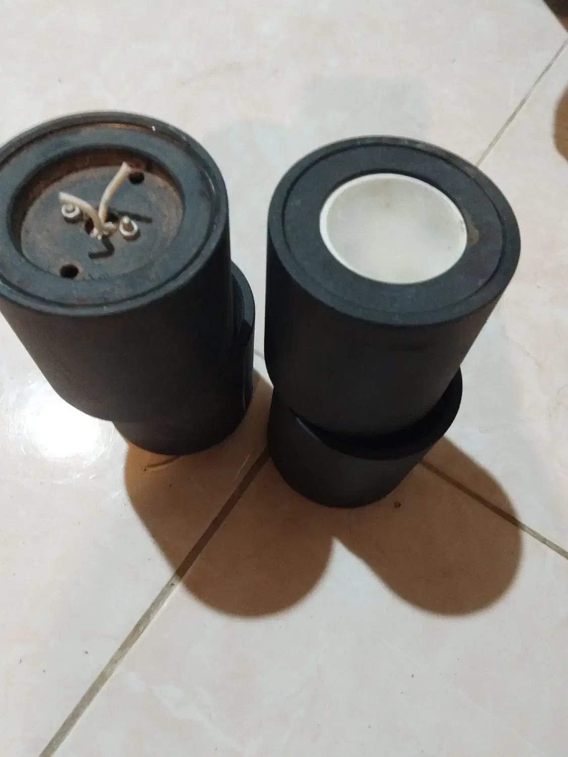 چراغ سیلندری استوانه‌ای روکار ( نما)|لامپ و چراغ|رویان, |دیوار