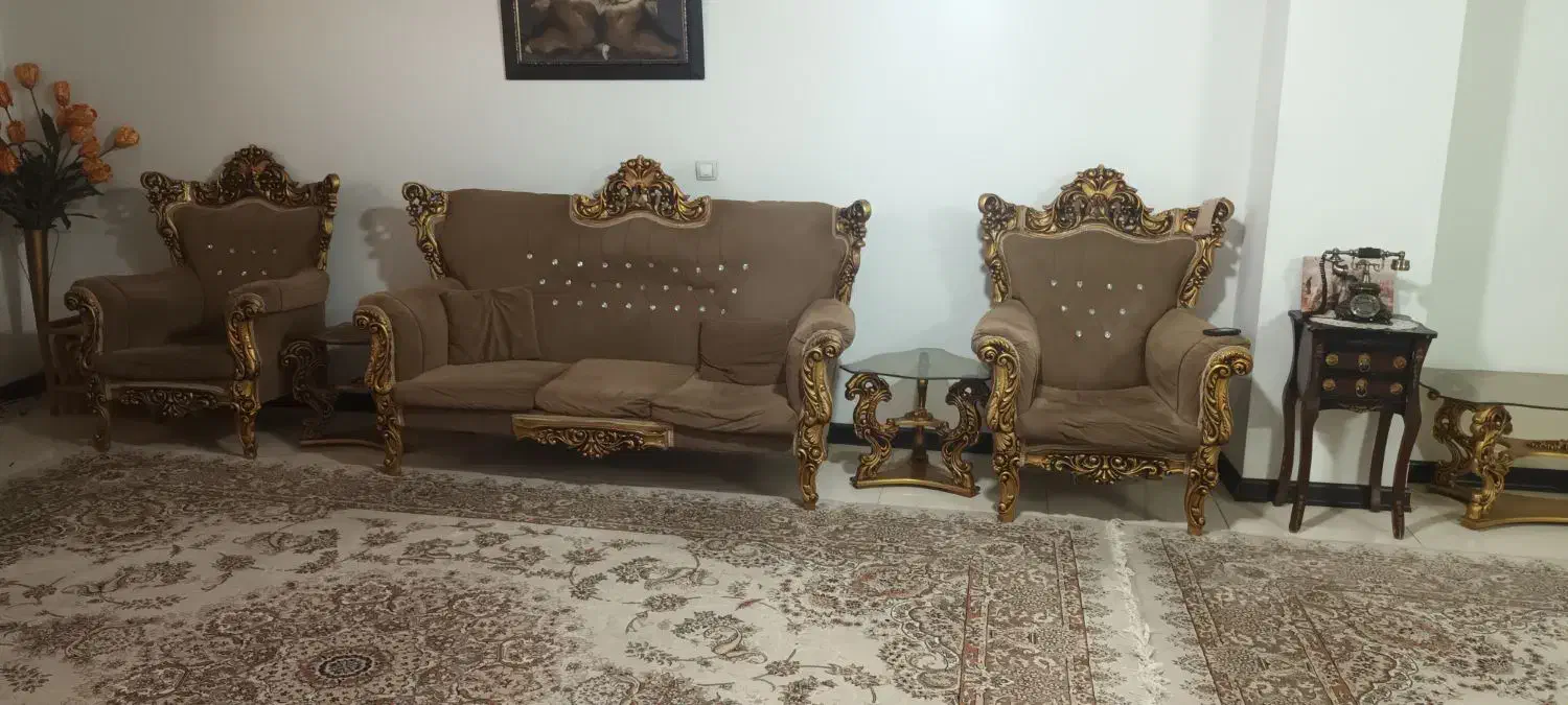 مبلمان هفت نفره|مبلمان خانگی و میز عسلی|مشکین‌دشت, |دیوار