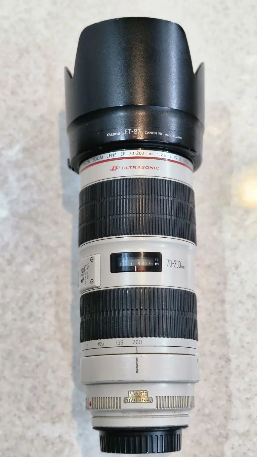 lenz Canon EF 70-200 F2.8L IS II USM|دوربین عکاسی و فیلم‌برداری|یزد, |دیوار