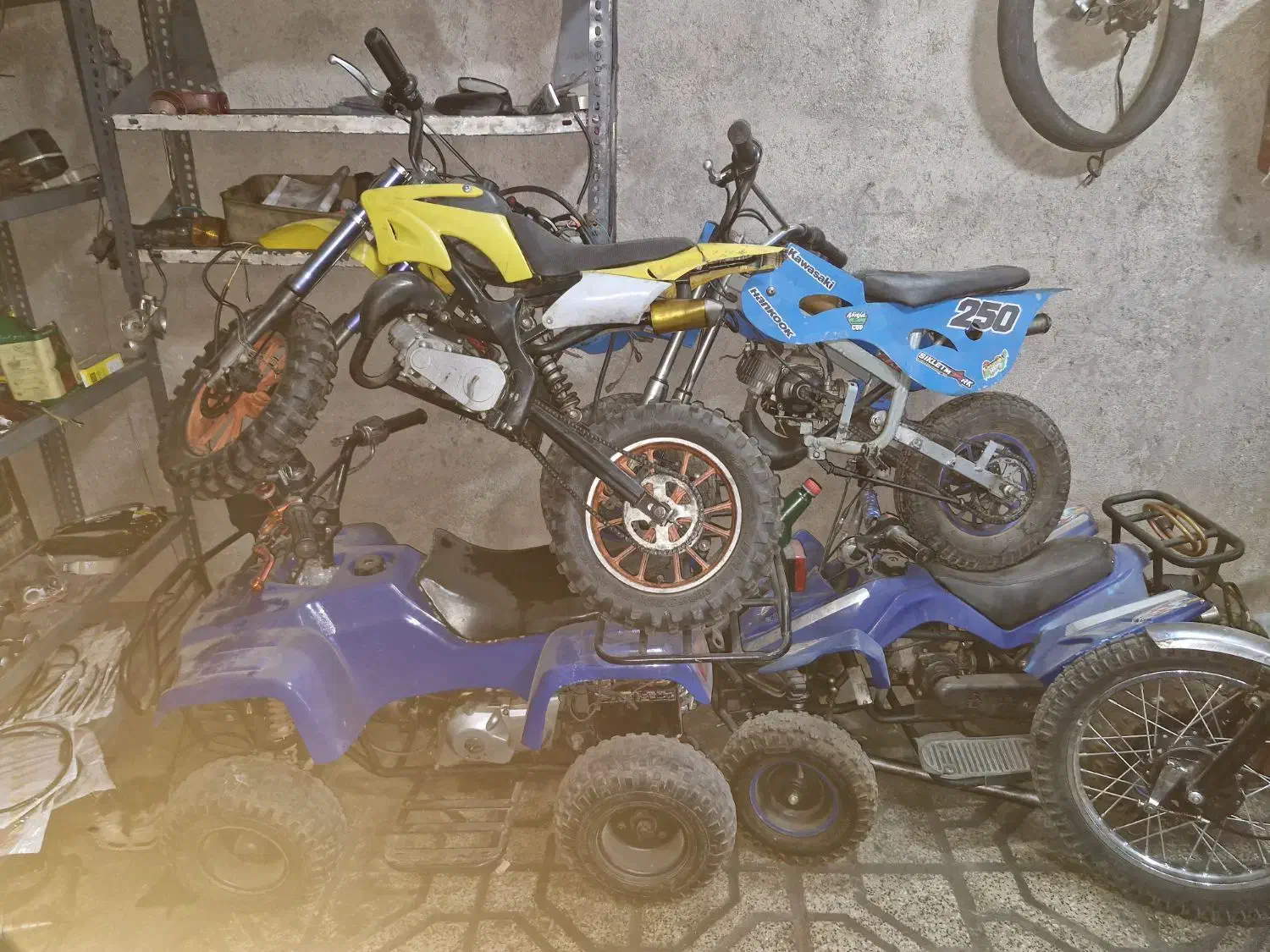 چهارعدد مینی تریل وچهارچرخ|موتورسیکلت|مشهد, ایوان|دیوار