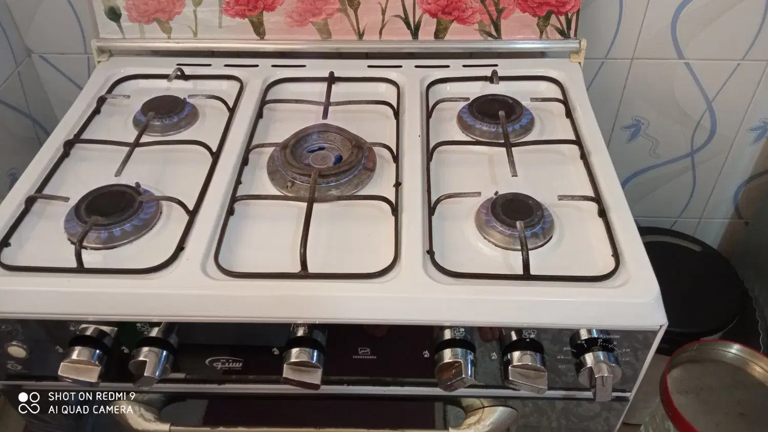 اجاق گاز طرح فر لعابی|اجاق گاز و لوازم برقی پخت‌وپز|نسیم‌شهر, |دیوار