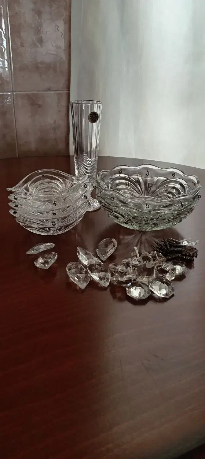 کاسه و قطعات لوستر|لوستر و چراغ آویز|تهران, آبشار|دیوار