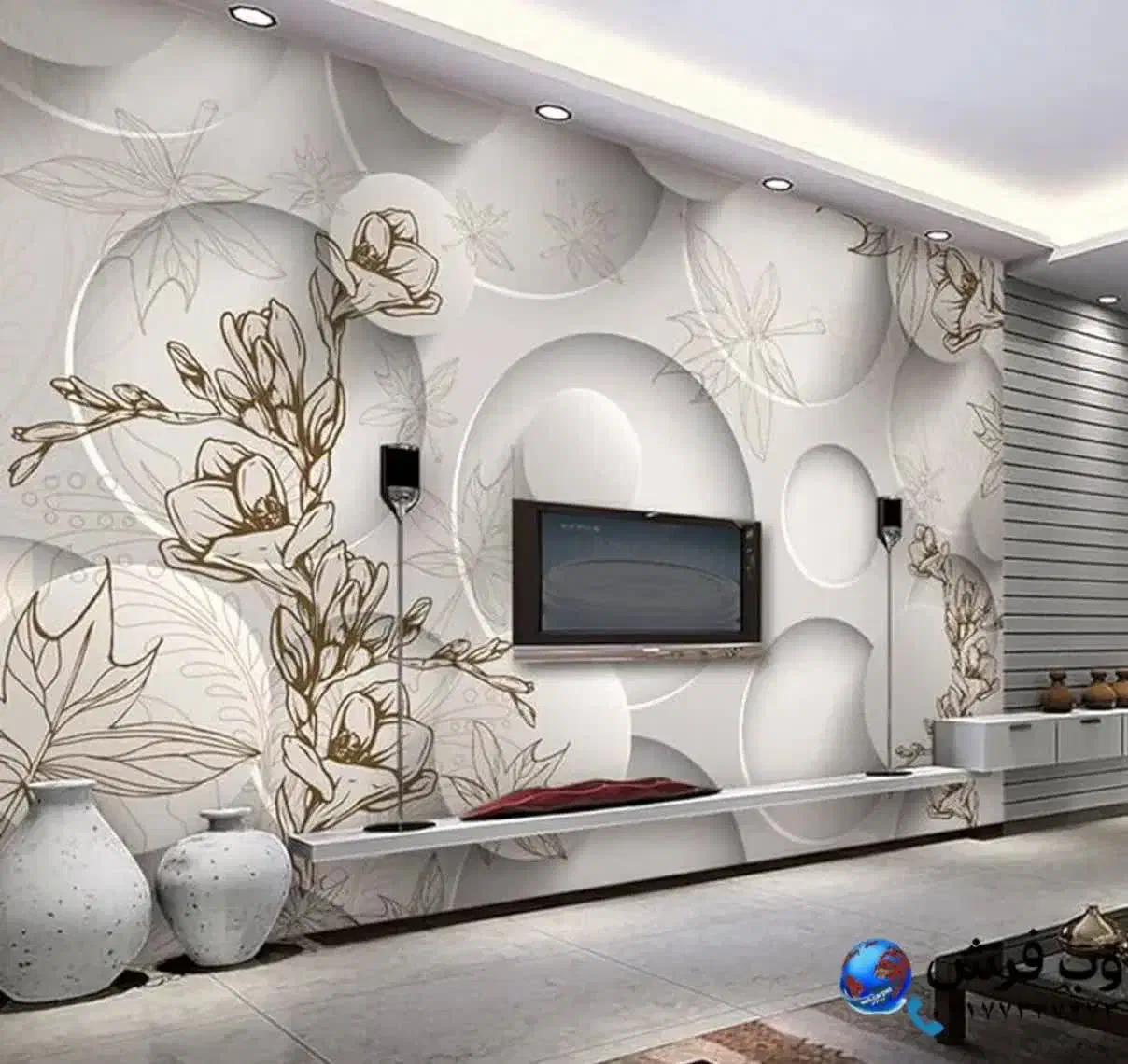 حراجی کاغذدیواری نصب و نصاب پوستر کاغذدیواری|خدمات پیشه و مهارت|قم, نیروگاه|دیوار