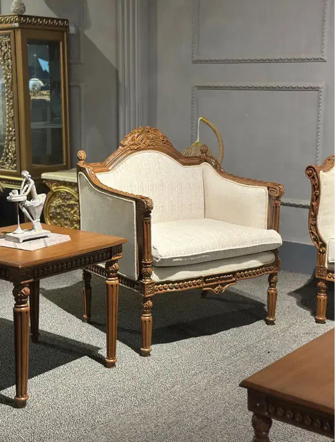 مبلمان سلطنتی استیل راحتی مدل مونالی باراث|مبلمان خانگی و میز عسلی|شاندیز, |دیوار