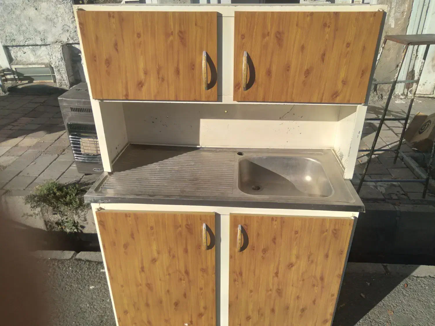 ظرف شویی وابچکان گالوانیزه|آب‌چکان و نظم‌دهنده ظروف|مشگین شهر, |دیوار