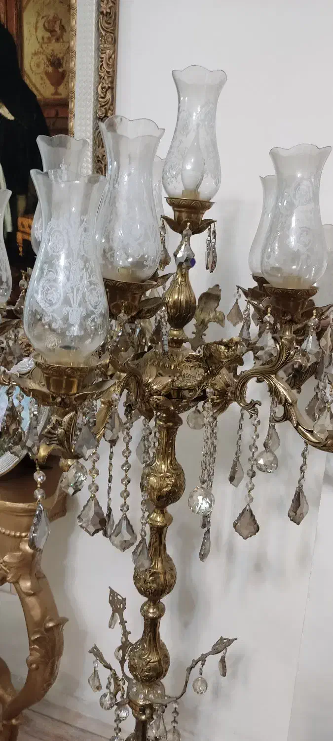 آباژور بزرگ کنار سالنی ۱۱شاخه|چراغ خواب و آباژور|ارومیه, |دیوار