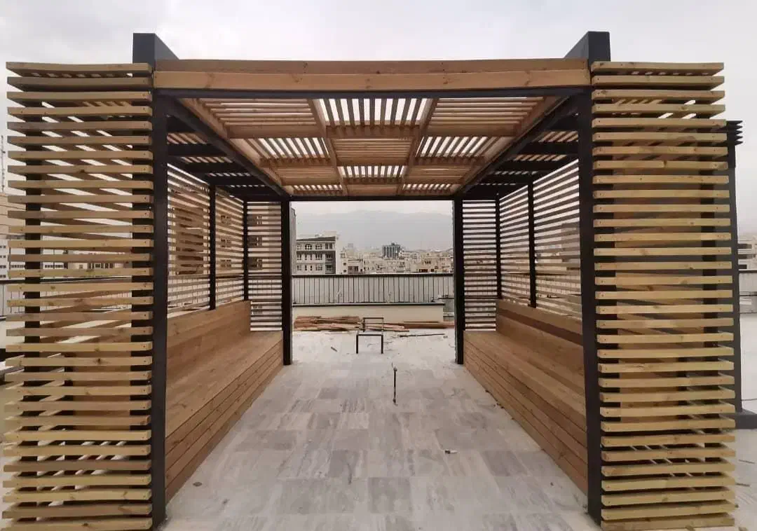 ساخت انواع کلبه و آلاچیق چوبی،کلبه سوئیسی،نما ترمو|خدمات پیشه و مهارت|باسمنج, |دیوار