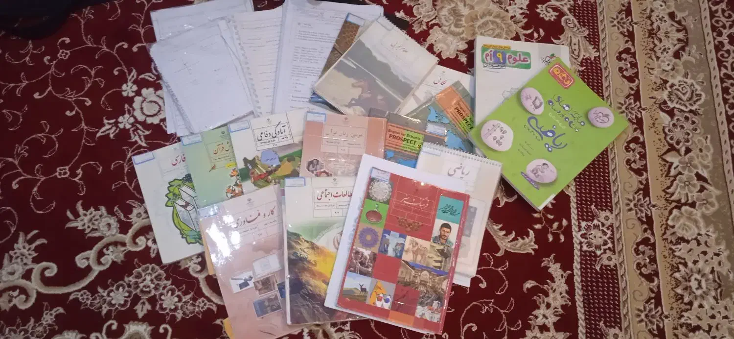 کتاب های نهم و هشتم تک جلدی و کلی|کتاب و مجله آموزشی|شیراز, عادل آباد|دیوار