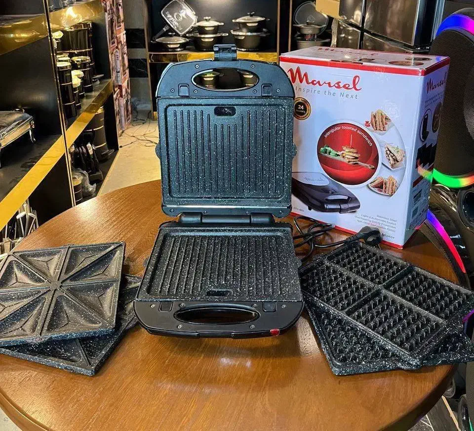 ساندویچ ساز سه‌کاره پنج ماهه بدون سود و پیشپرداخت|اجاق گاز و لوازم برقی پخت‌وپز|سرپل ذهاب, |دیوار