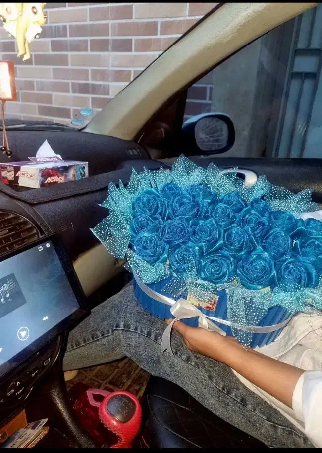 دسته گل روبانی با رنگ و باکس مورد علاقه ی شما|گل مصنوعی|شاهینشهر, عطار|دیوار