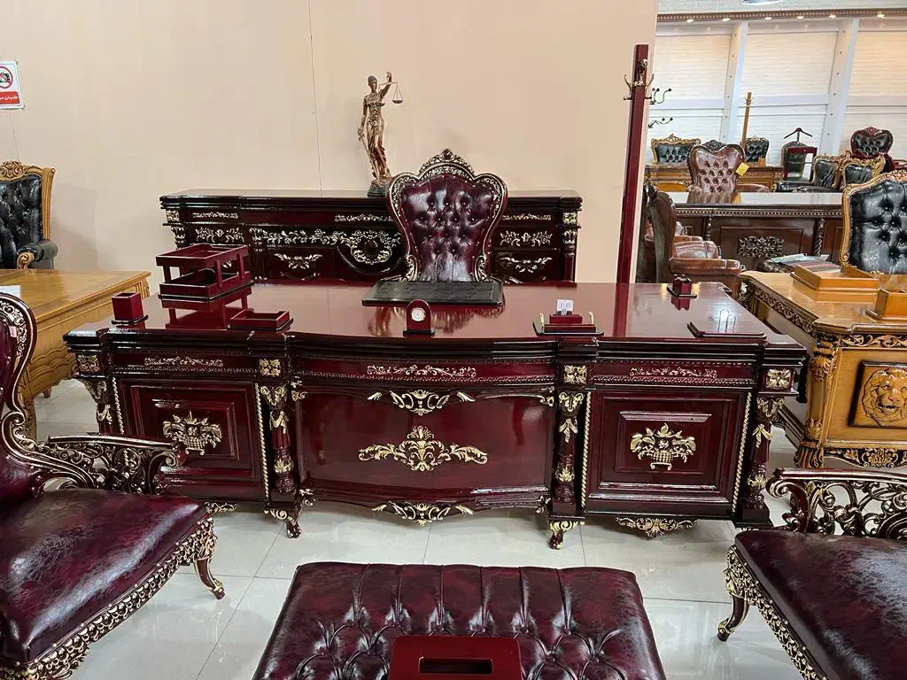 مبلمانکلاسیکاداری/میزمدیریت۹کشوترکیهای|مبلمان اداری|چهاردانگه (تهران), |دیوار