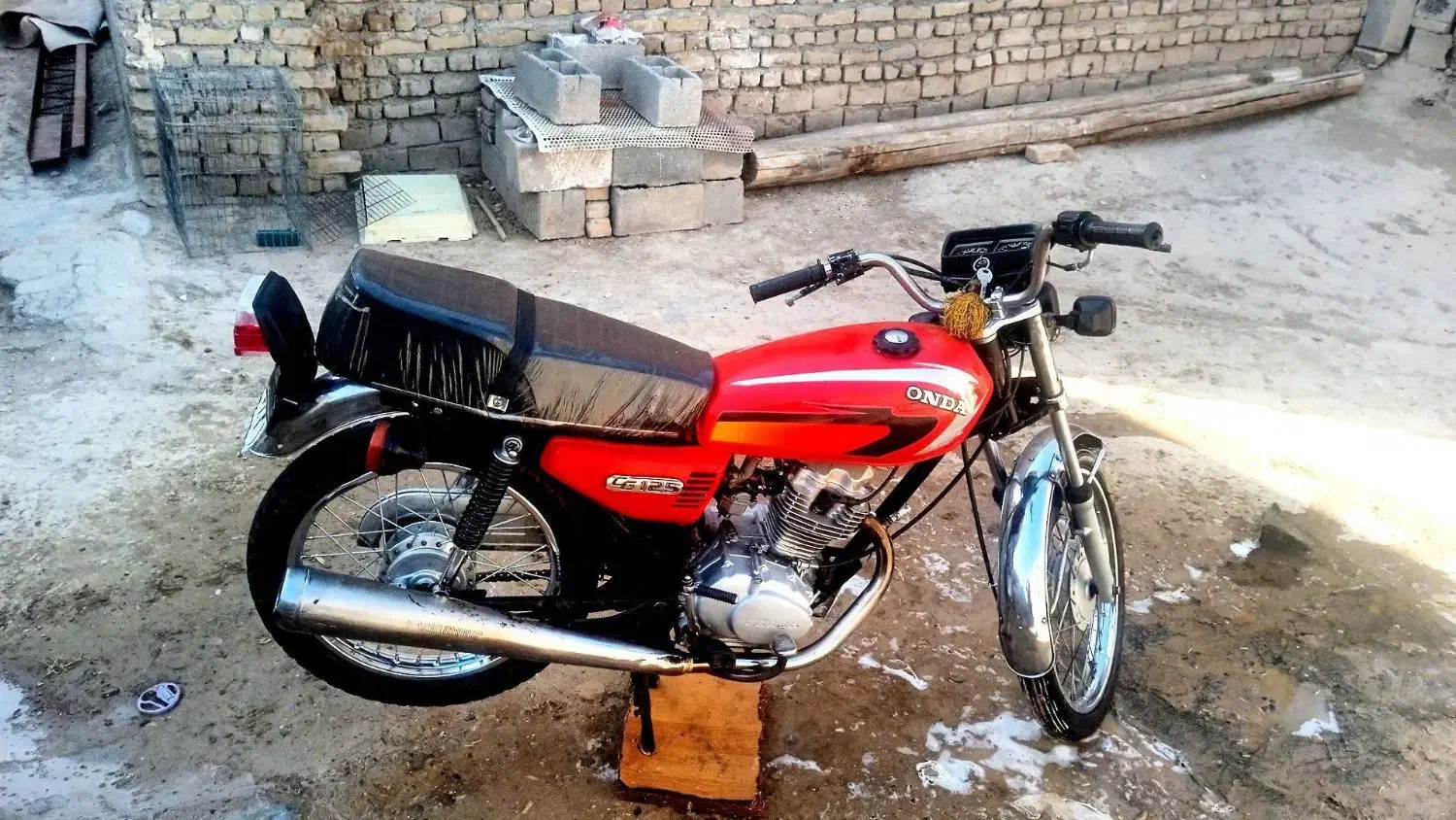 موتور هندا پلاک ملی|موتورسیکلت|رضویه, |دیوار