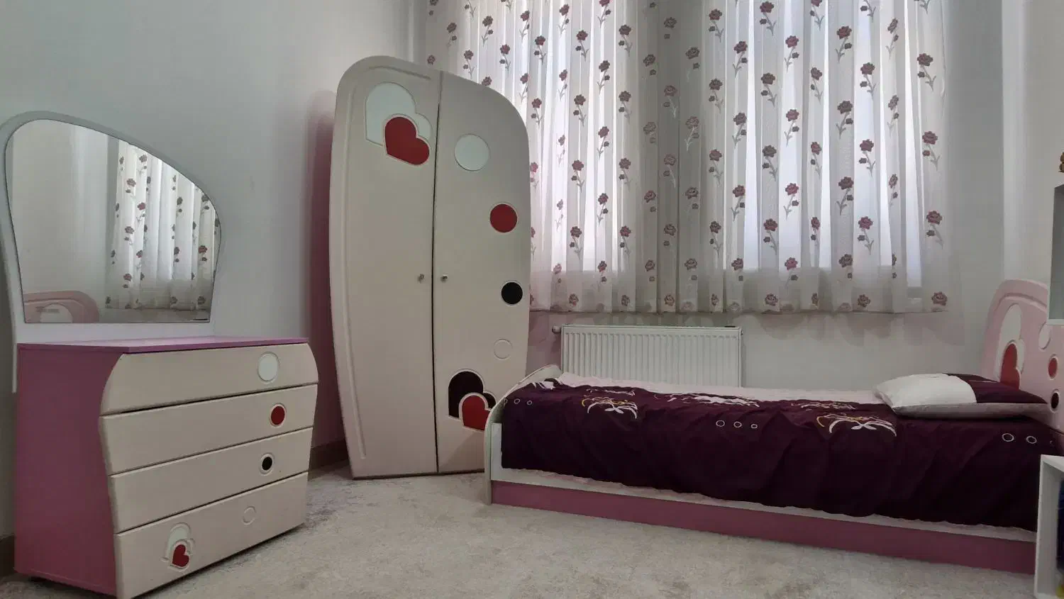 سرویس خواب نوجوان|تخت و سرویس خواب|یزد, |دیوار