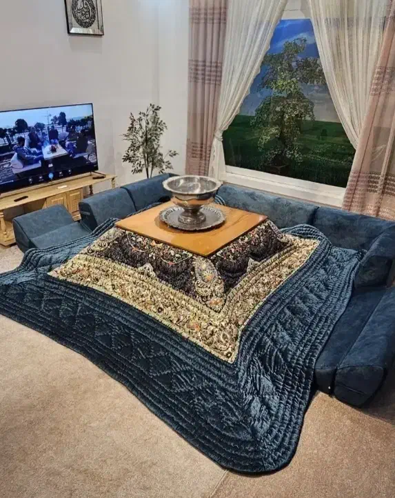 لحافکرسی شاندیز سنتی ماشیندوز قواره بزرگ|رختخواب، بالش، پتو|تهران, مولوی|دیوار