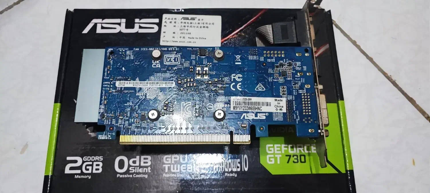 کارت گرافیک  asus gt 730|قطعات و لوازم جانبی رایانه|تهران, کاج|دیوار