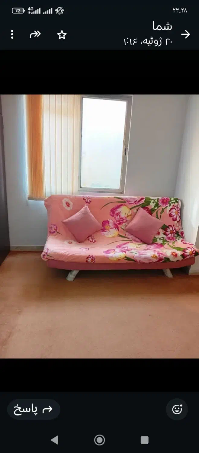 تخت دونفره تاشو وتخت نوجوان  صدرا فازیک|تخت و سرویس خواب|صدرا-فارس, فاز ۱|دیوار