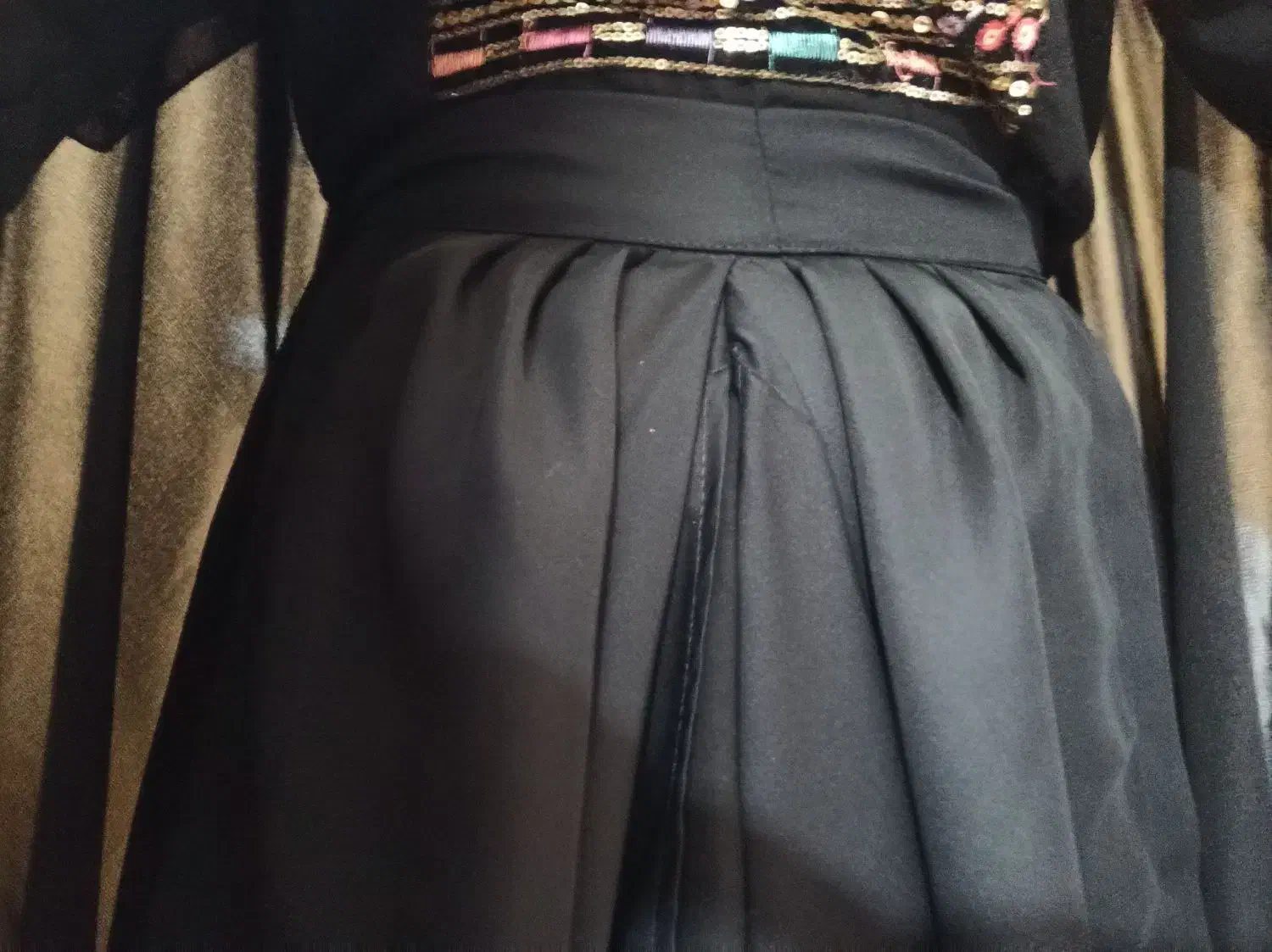 چادر قاجاری مشکی کمر چین جلو باز نو|لباس|شیراز, شهرک بهار|دیوار