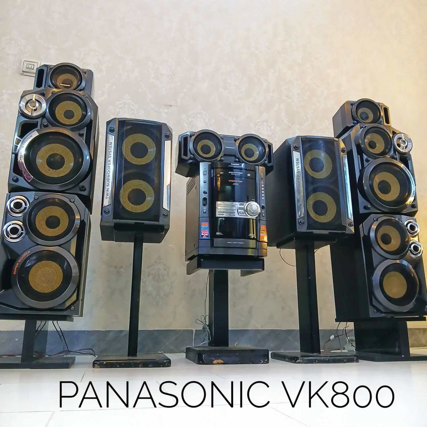 Panasonic vk800|سیستم صوتی خانگی|اسلامشهر, شهرک قائمیه|دیوار