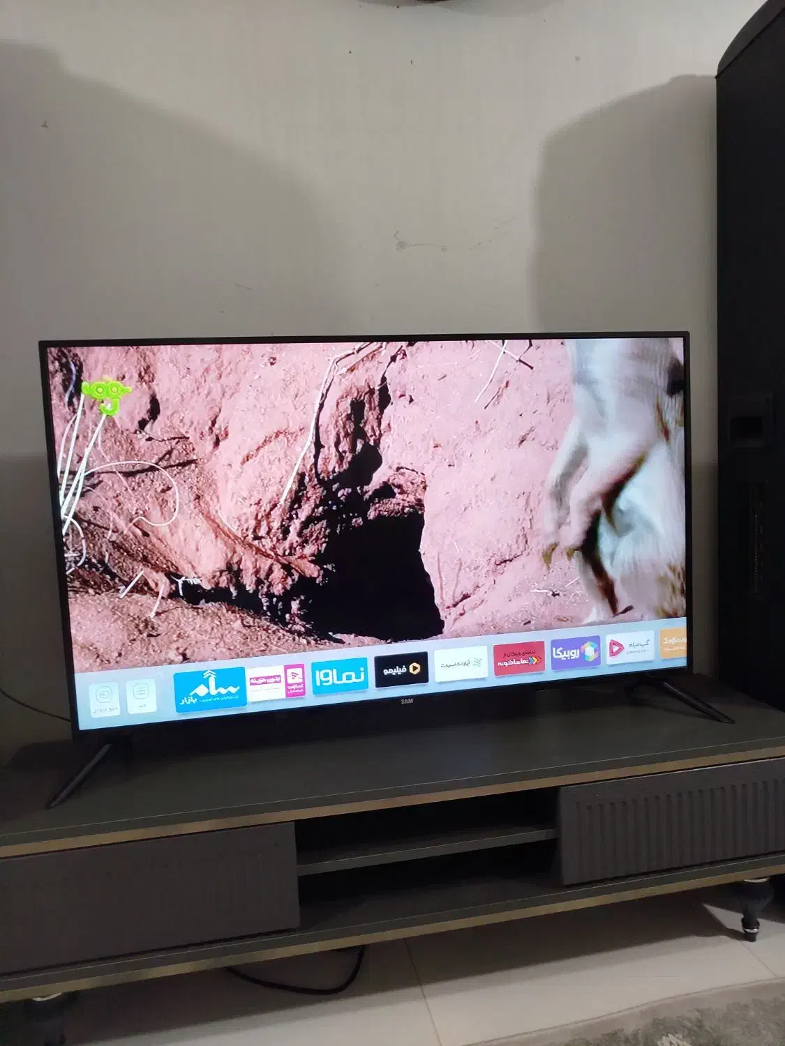 تلویزیون 50سام هوشمنداسمارت|تلویزیون و پروژکتور|پاکدشت, حصار امیر|دیوار