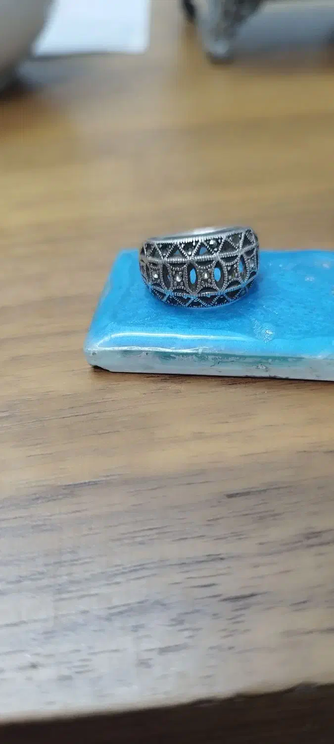 انگشتر نقره شیک|جواهرات|آمل, |دیوار