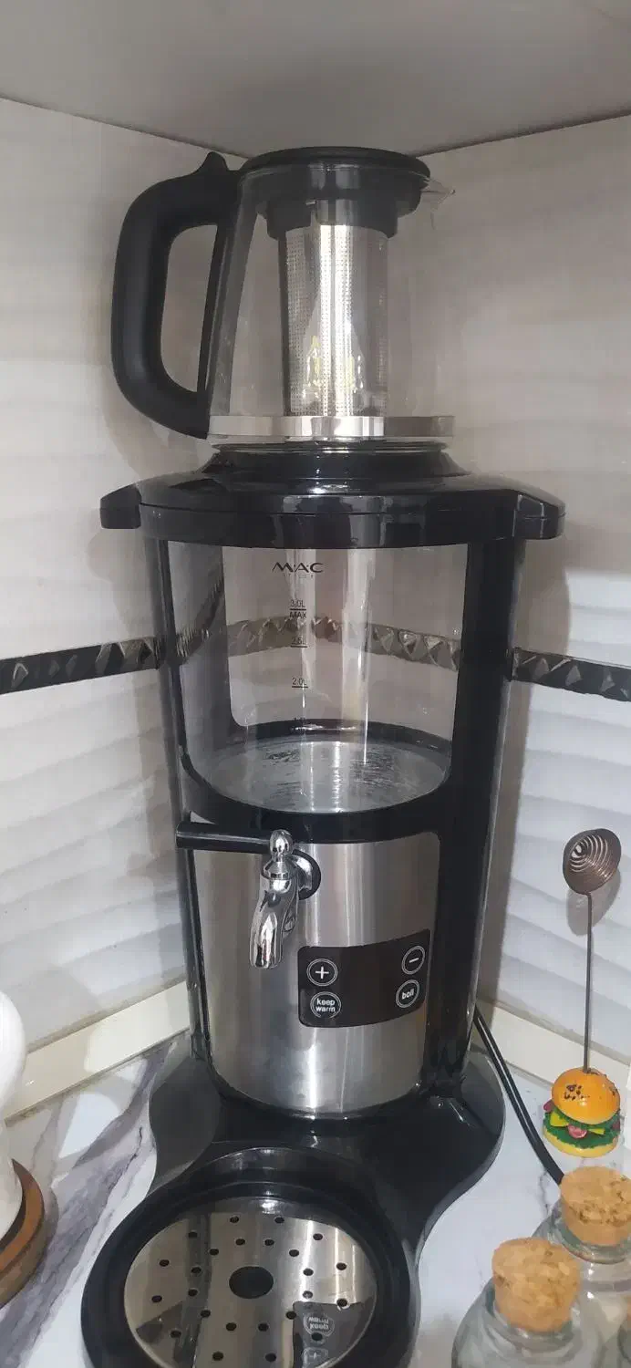 چای‌ساز نو همراه با گارانتی|سماور، چای‌ساز، قهوه‌ساز|رشت, ولکس|دیوار