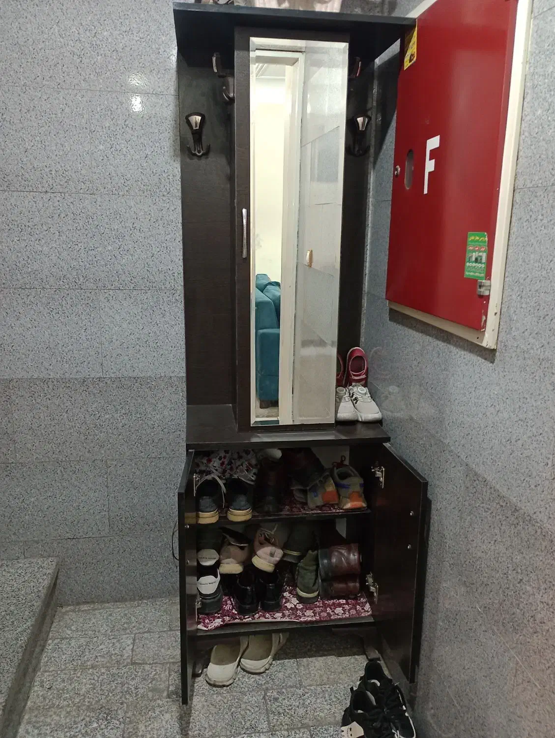 جاکفشی جادار آینه دار|جاکفشی، کمد، دراور|اسلامشهر, مطهری|دیوار